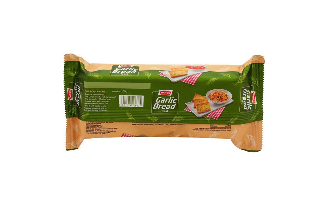 Parle Garlic Bread Toast   Pack  100 grams